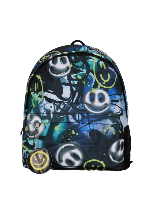 Hype Kids Multi Visionary Graffiti Print 18L Backpack - One Size Image 1