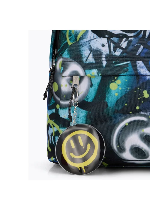 Hype Kids Multi Visionary Graffiti Print 18L Backpack - One Size Image 4