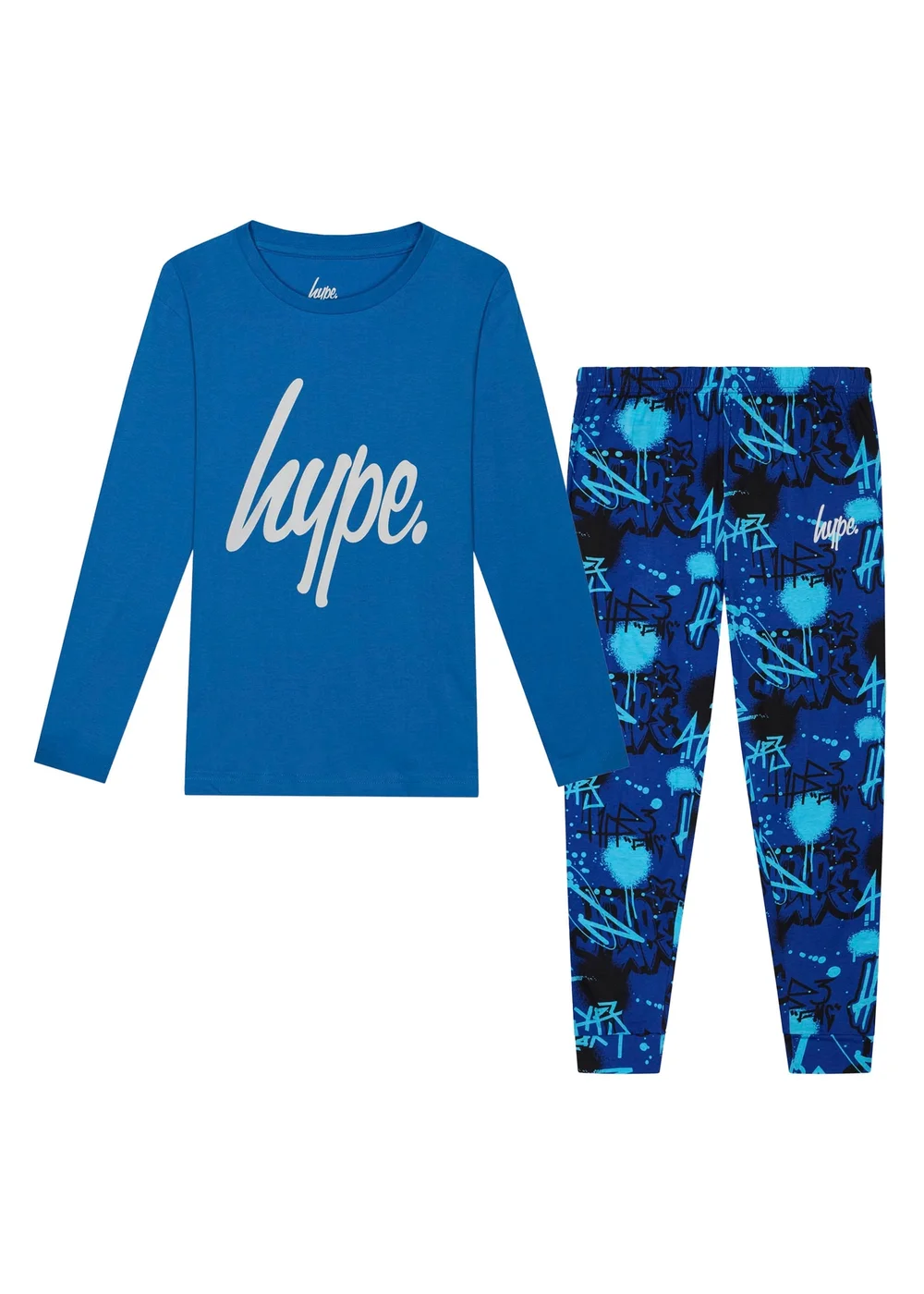 Hype Boys Blue Set Kids Soft Sleepwear Pyjama (7-14 Years) - 7-8 Yrs Image 2