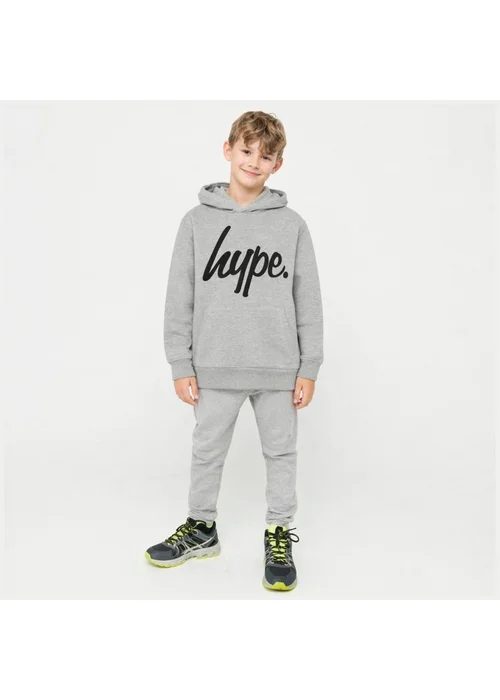 Hype Boys Grey Extract Hoodie (7-14 Years) - 13-14 Yrs Image 1