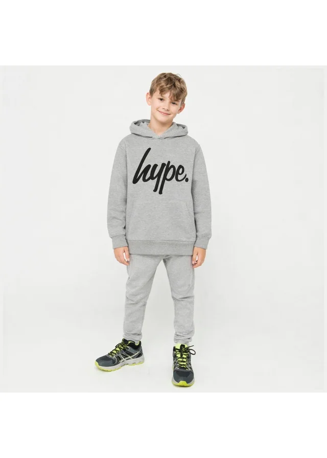 Hype Boys Grey Extract Hoodie (7-14 Years)