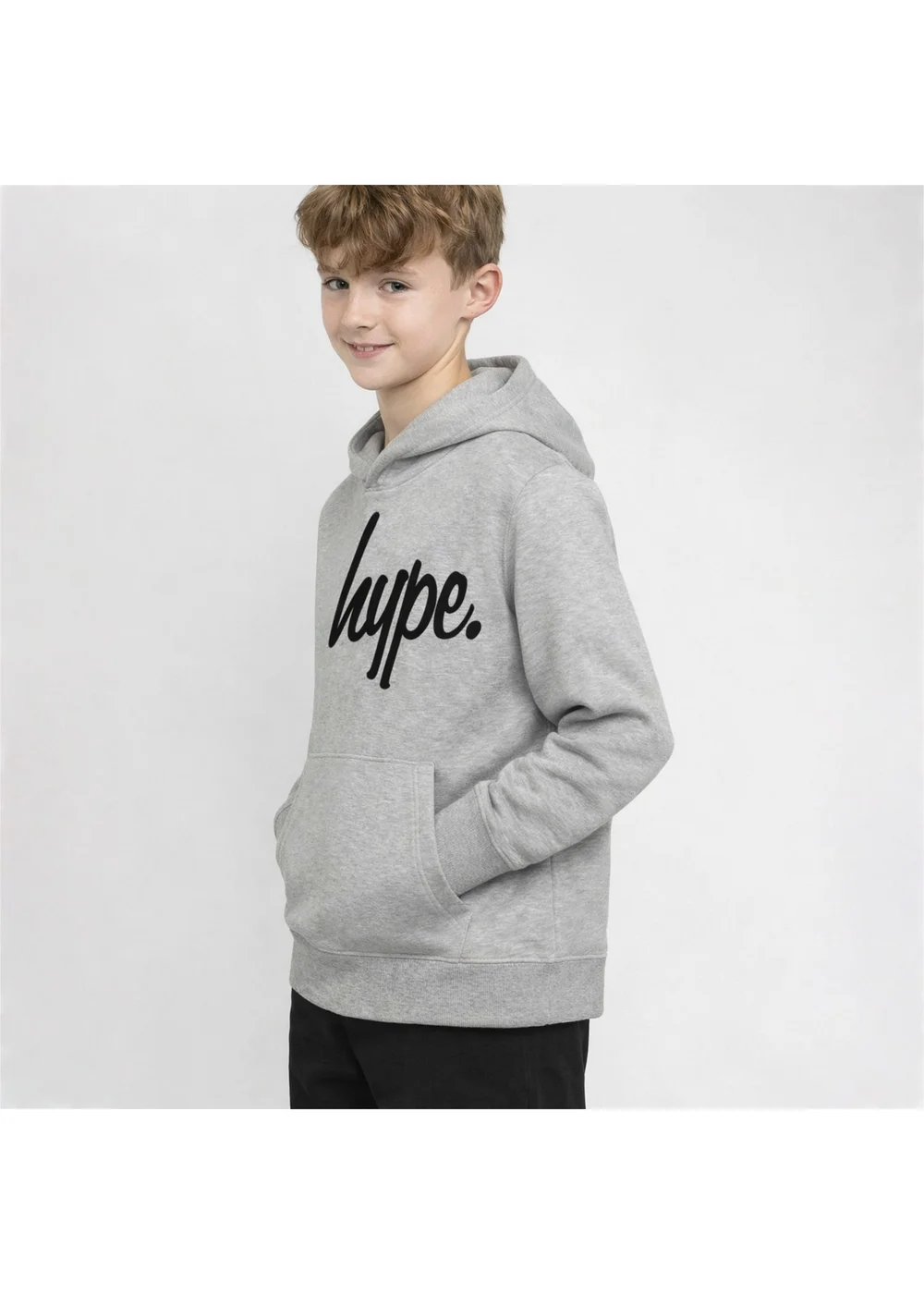Hype Boys Grey Extract Hoodie (7-14 Years) - 13-14 Yrs Image 2