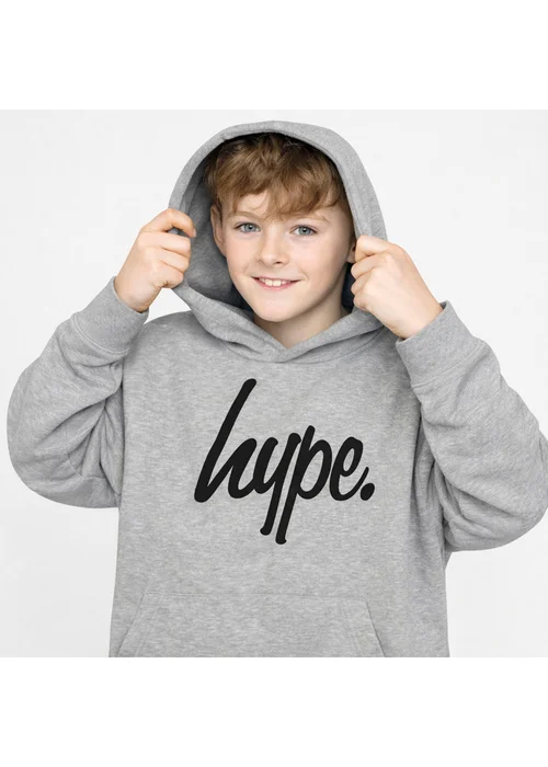 Hype Boys Grey Extract Hoodie (7-14 Years) - 13-14 Yrs Image 3