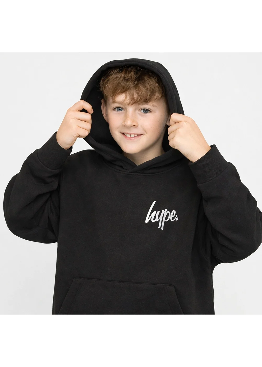 Hype Boys Black Extract Sweat Hoodie (7-14 Years) - 11-12 Yrs Image 3