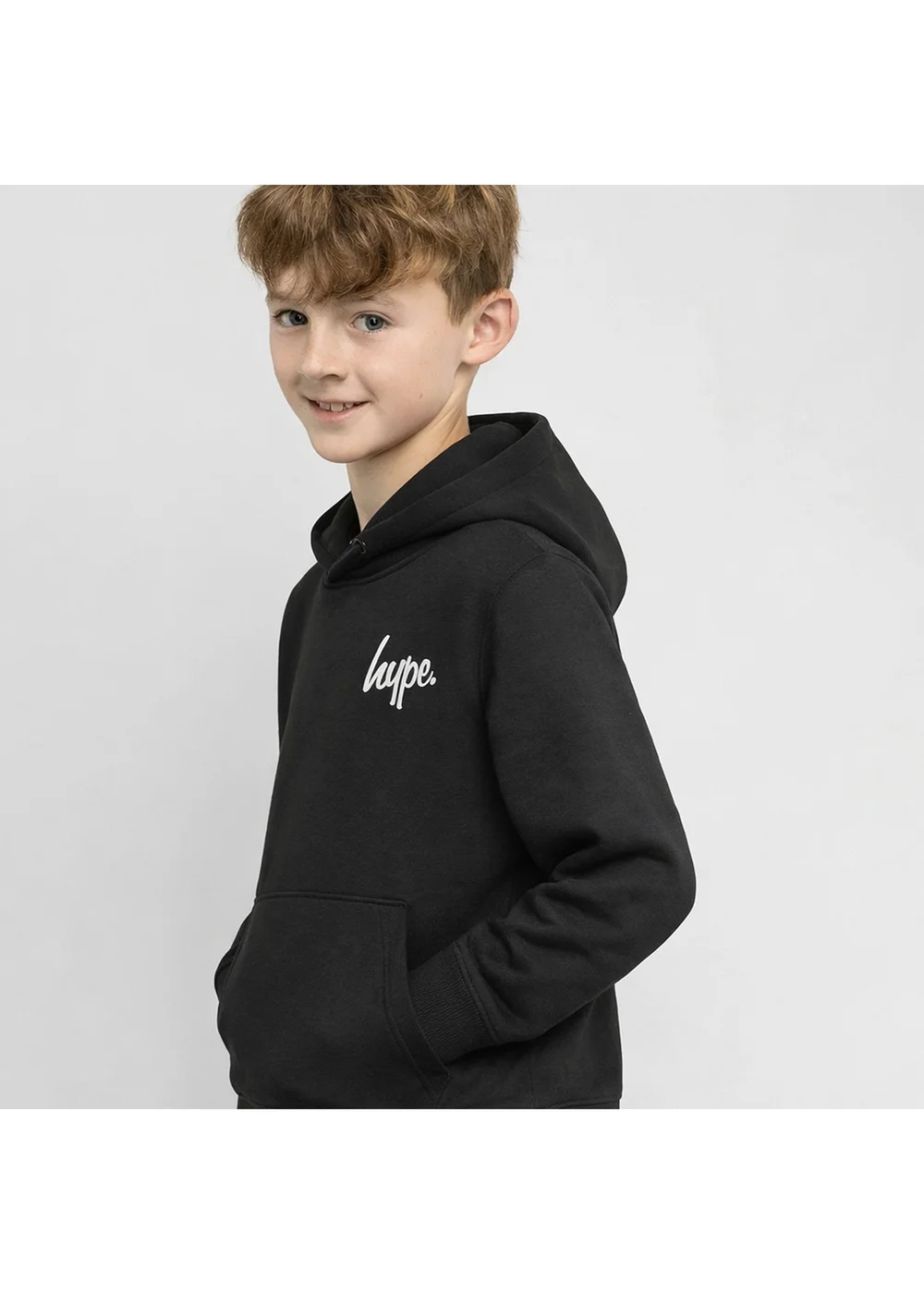 Hype Boys Black Extract Sweat Hoodie (7-14 Years) - 11-12 Yrs Image 2