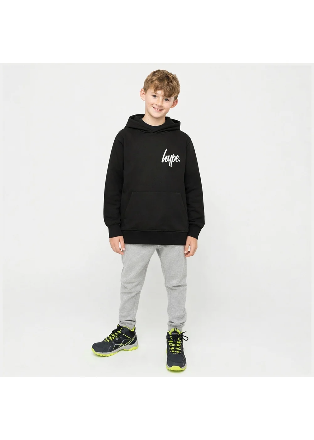 Hype Boys Black Extract Sweat Hoodie (7-14 Years) - 11-12 Yrs Image 1