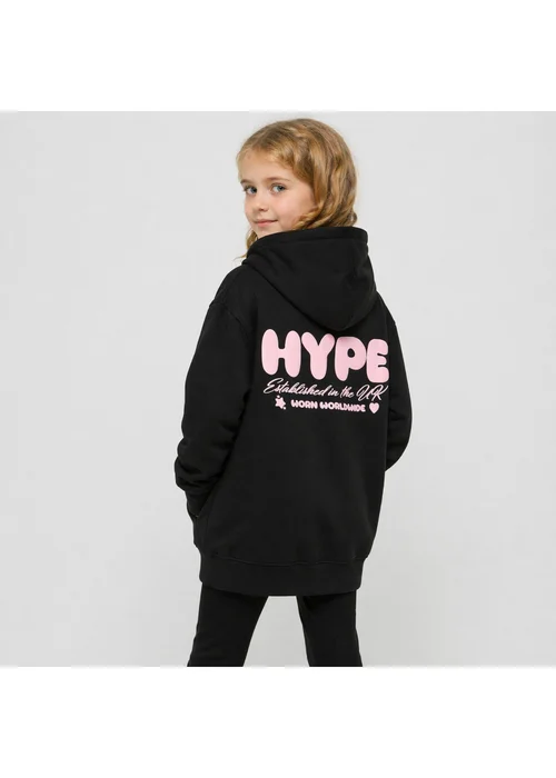 Hype Black Purple Incept Hoodie (7-14 Years) - 9-10 Yrs Image 2