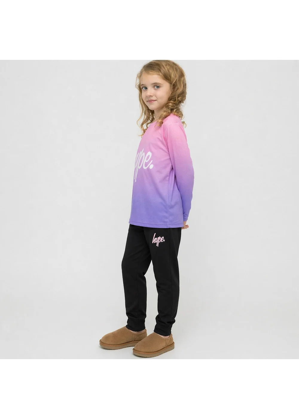 Hype Girls Balck Incept Joggers (7-14 Years) - 9-10 Yrs Image 2