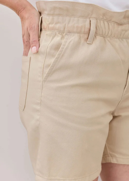 Cotton Traders Cream Twill Shorts - 10 Image 4