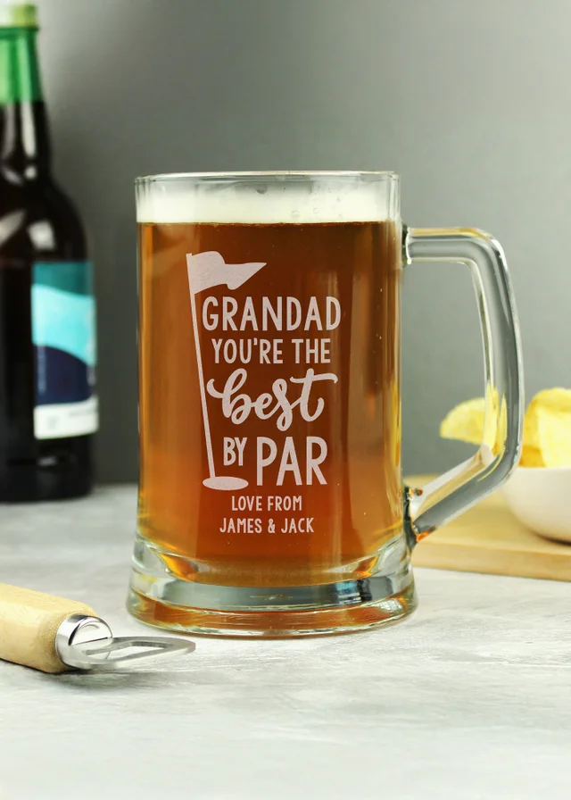 Personalised Memento Company Best By Par Tankard