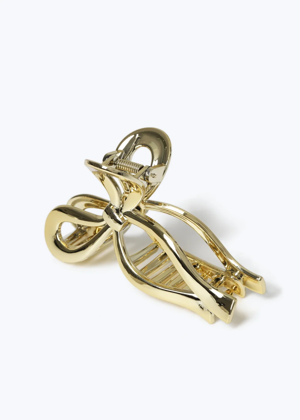 Muse Gold Bow Claw Clip - One Size Image 2