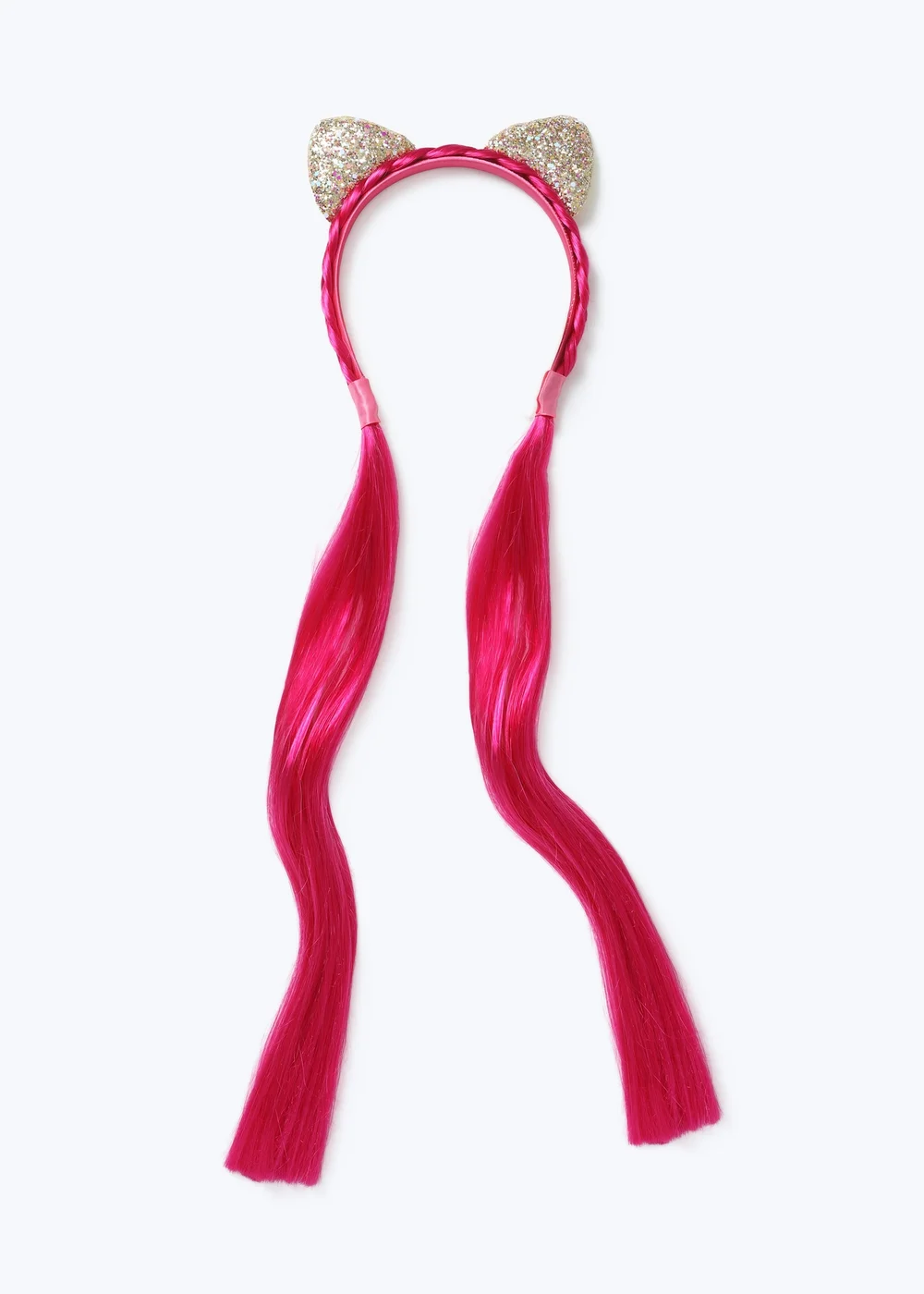 Flitzy Pink Cat Fake Hair Pink - One Size Image 1