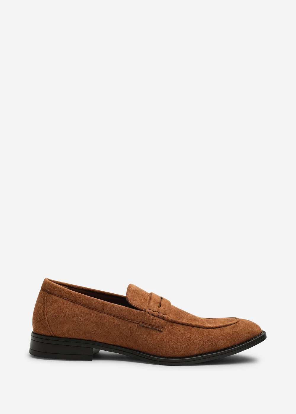 Where's That From Gavin Light Brown Faux Suede Slip on Penny Loafer - 8 Image 1