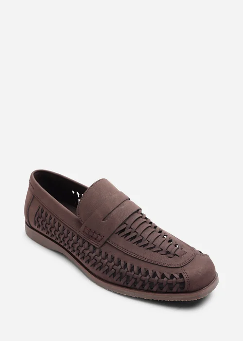 Where's That From Colby Brown Weave Slip on Loafers - 7 Image 3
