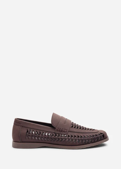 Where's That From Colby Brown Weave Slip on Loafers - 7 Image 1