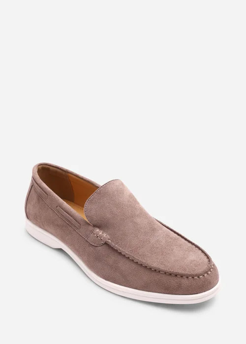 Where's That From Trent Khaki Faux Suede Slip On Easy Loafer - 9 Image 3