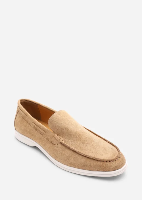 Where's That From Trent Biege Faux Suede Slip On Easy Loafer - 10 Image 3