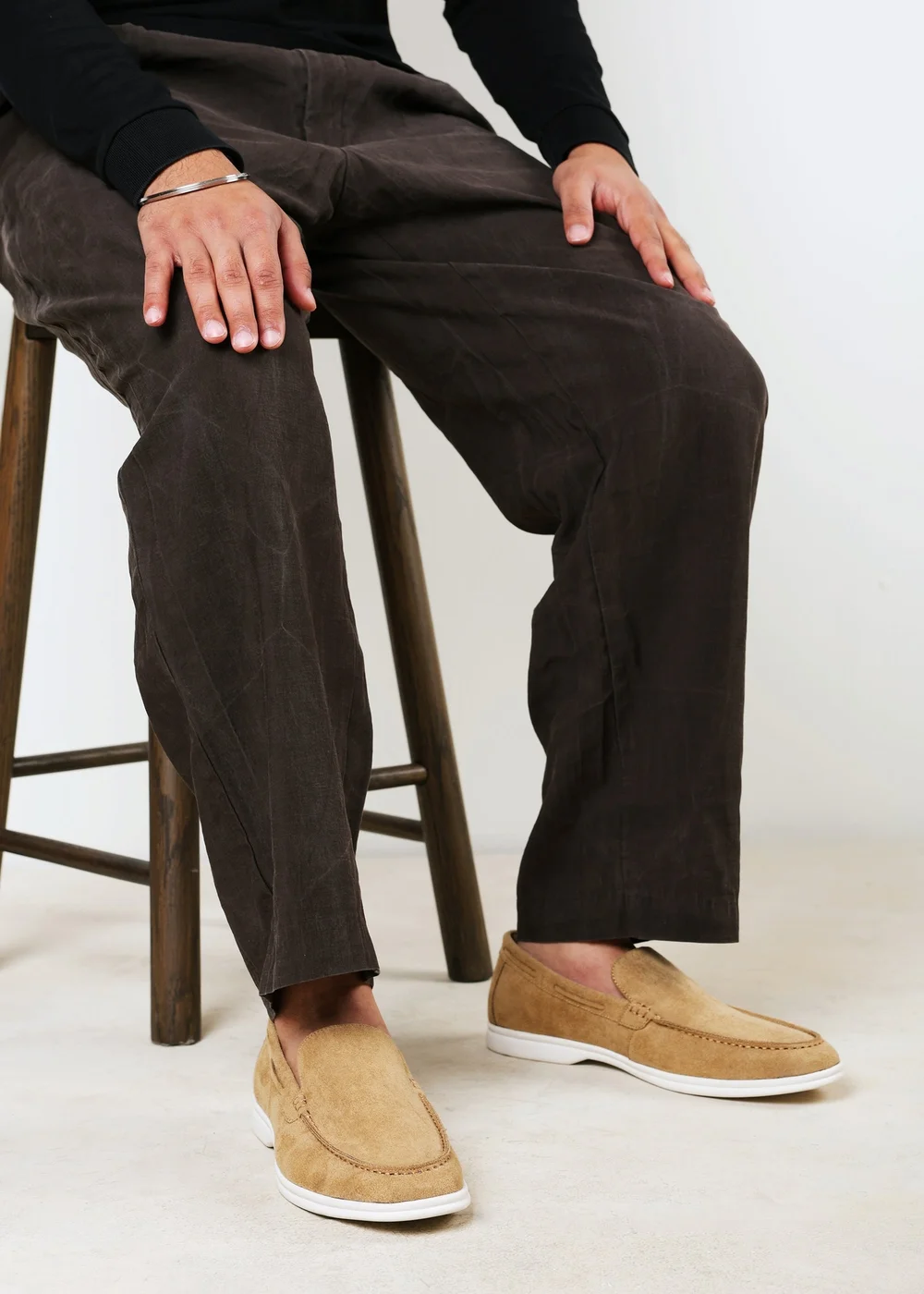 Where's That From Trent Biege Faux Suede Slip On Easy Loafer - 10 Image 2