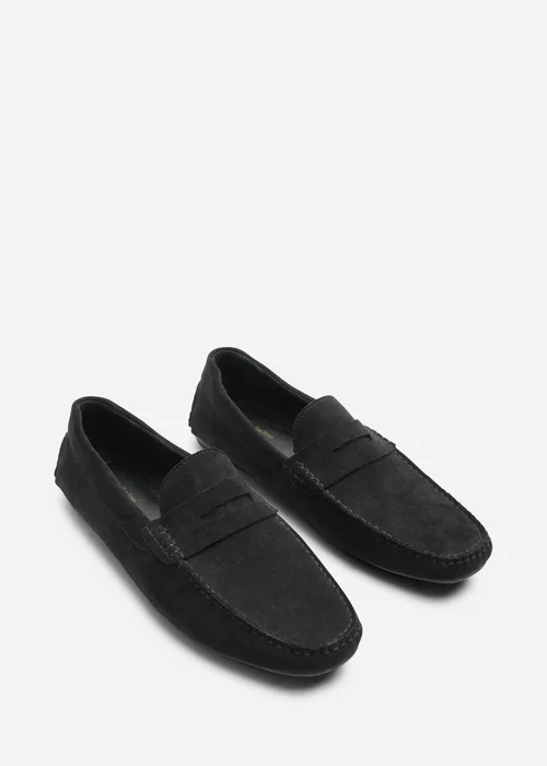 Where's That From Kyle Black Faux Suede Slip on Bubble Loafer - 7 Image 4