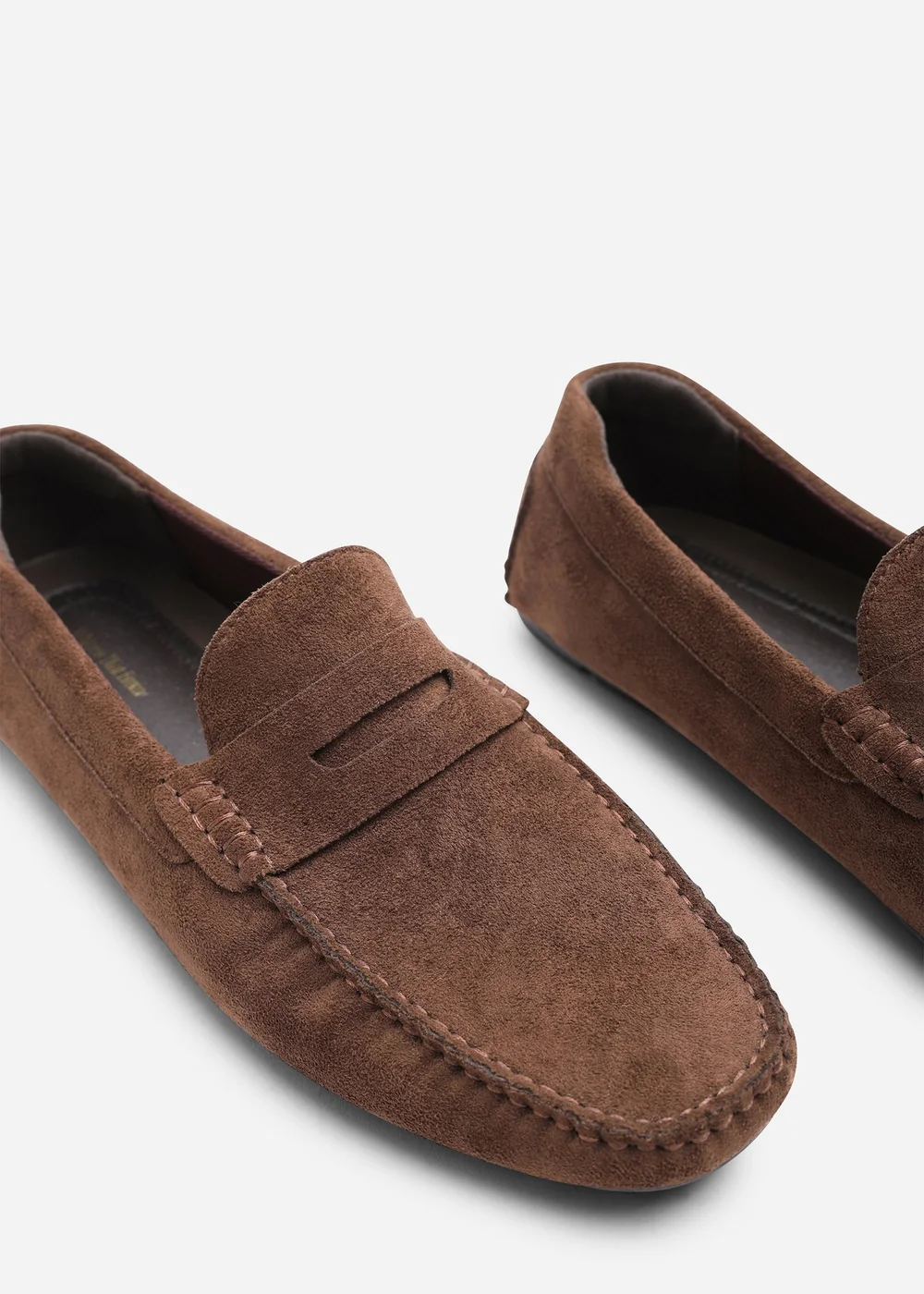 Where's That From Kyle Dark Brown Faux Suede Slip on Bubble Loafer - 10 Image 5