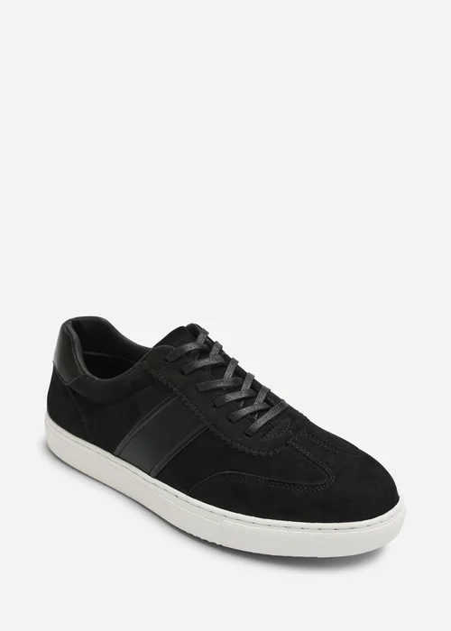 Where's That From Clark Black Low Cut Lace Up Trainers - 7 Image 3