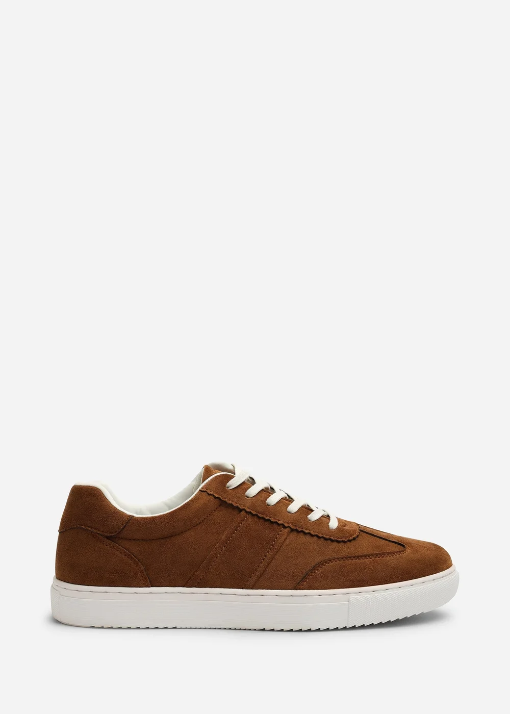 Where's That From Clark Light Brown Low Cut Lace Up Trainers - 7 Image 1