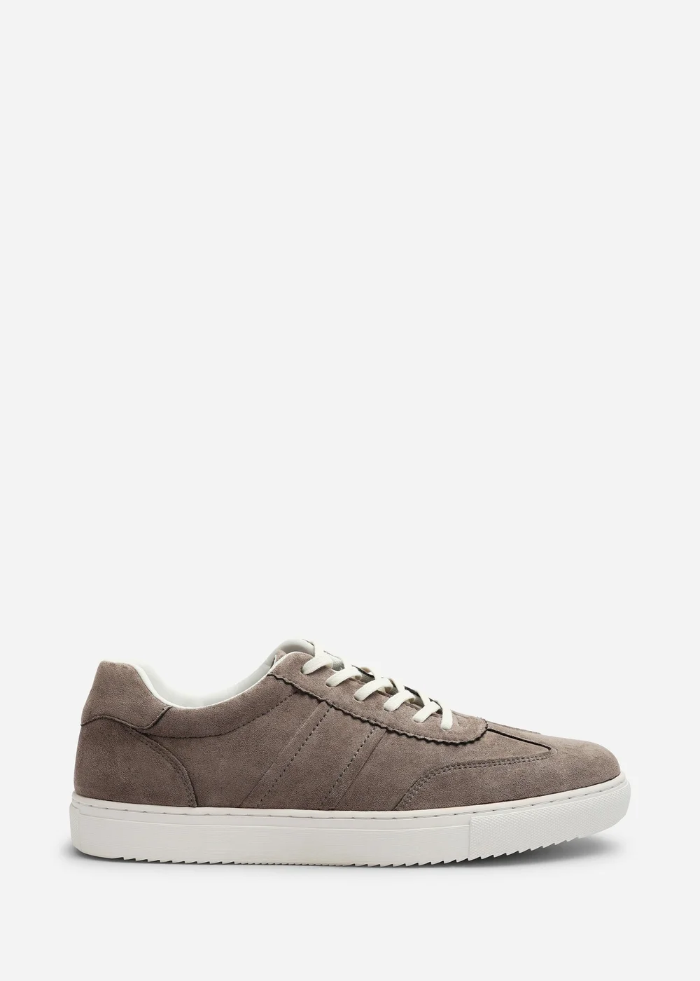Where's That From Clark Grey Low Cut Lace Up Trainers - 8 Image 1