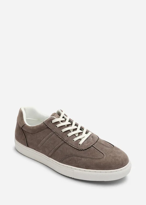 Where's That From Clark Grey Low Cut Lace Up Trainers - 8 Image 3