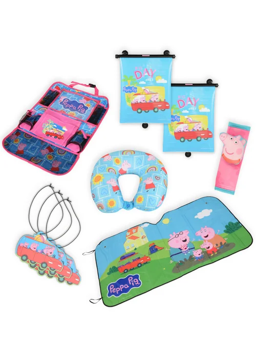 Peppa Pig Ultimate Car & Travel Bundle - One Size Image 1