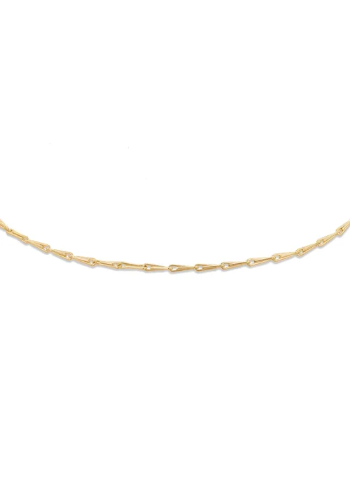Golden Moments 9ct Yellow Gold Wheat Shape Bracelet - One Size Image 2