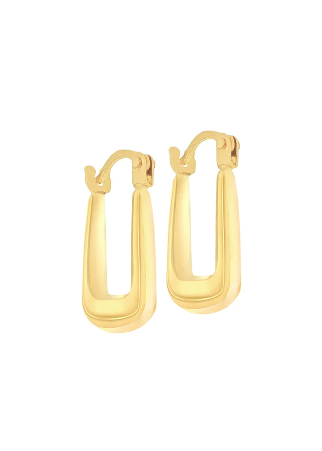 Golden Moments 9ct Yellow Gold Creole Earrings