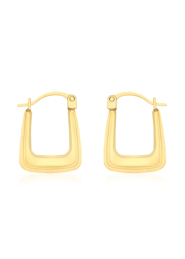 Golden Moments 9ct Yellow Gold Creole Earrings