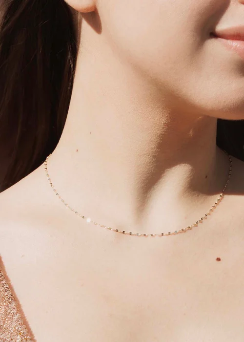 Golden Moments 9ct Yellow Gold Sparkle Forzatina Chain - One Size Image 5