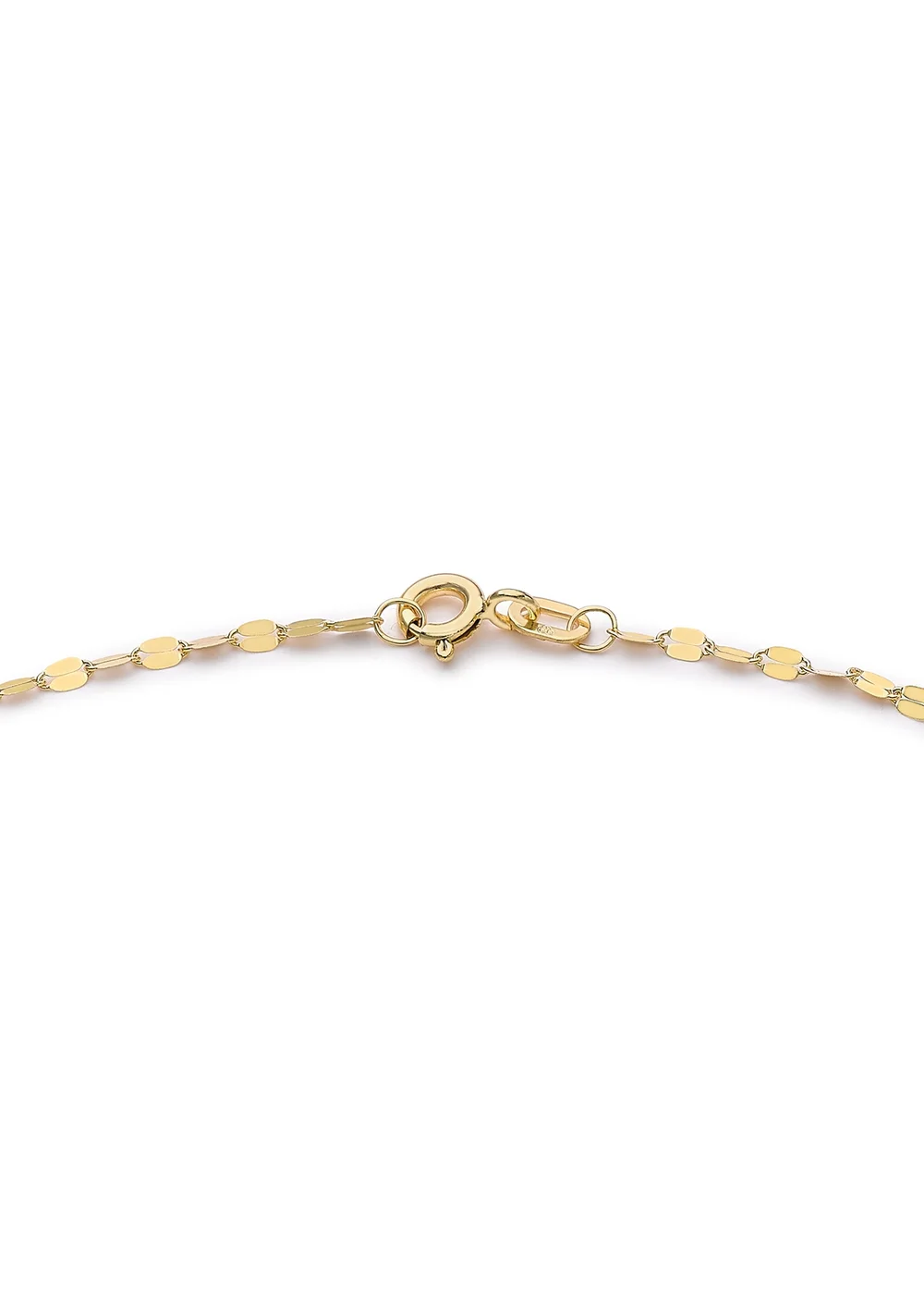 Golden Moments 9ct Yellow Gold Forzatina Chain Bracelet - One Size Image 3