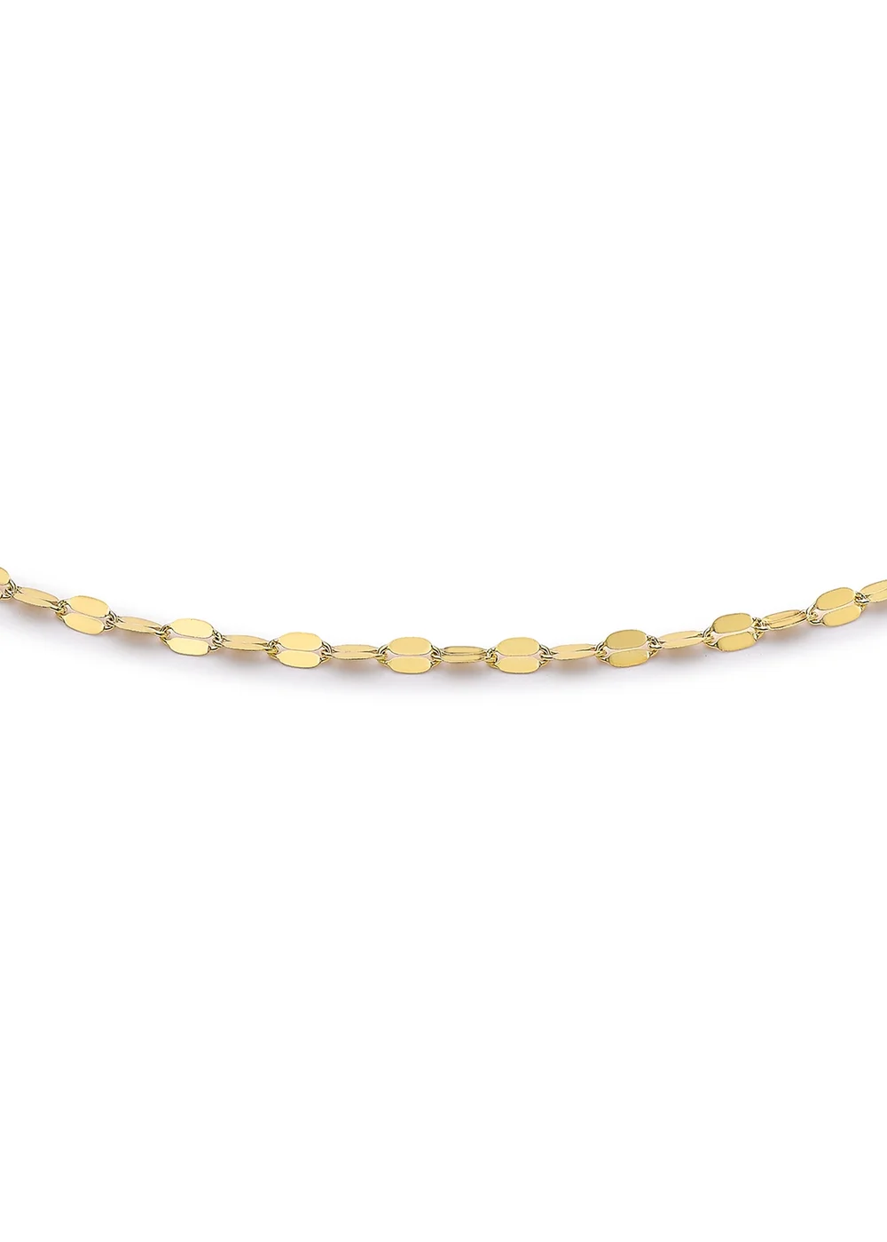 Golden Moments 9ct Yellow Gold Forzatina Chain Bracelet - One Size Image 2