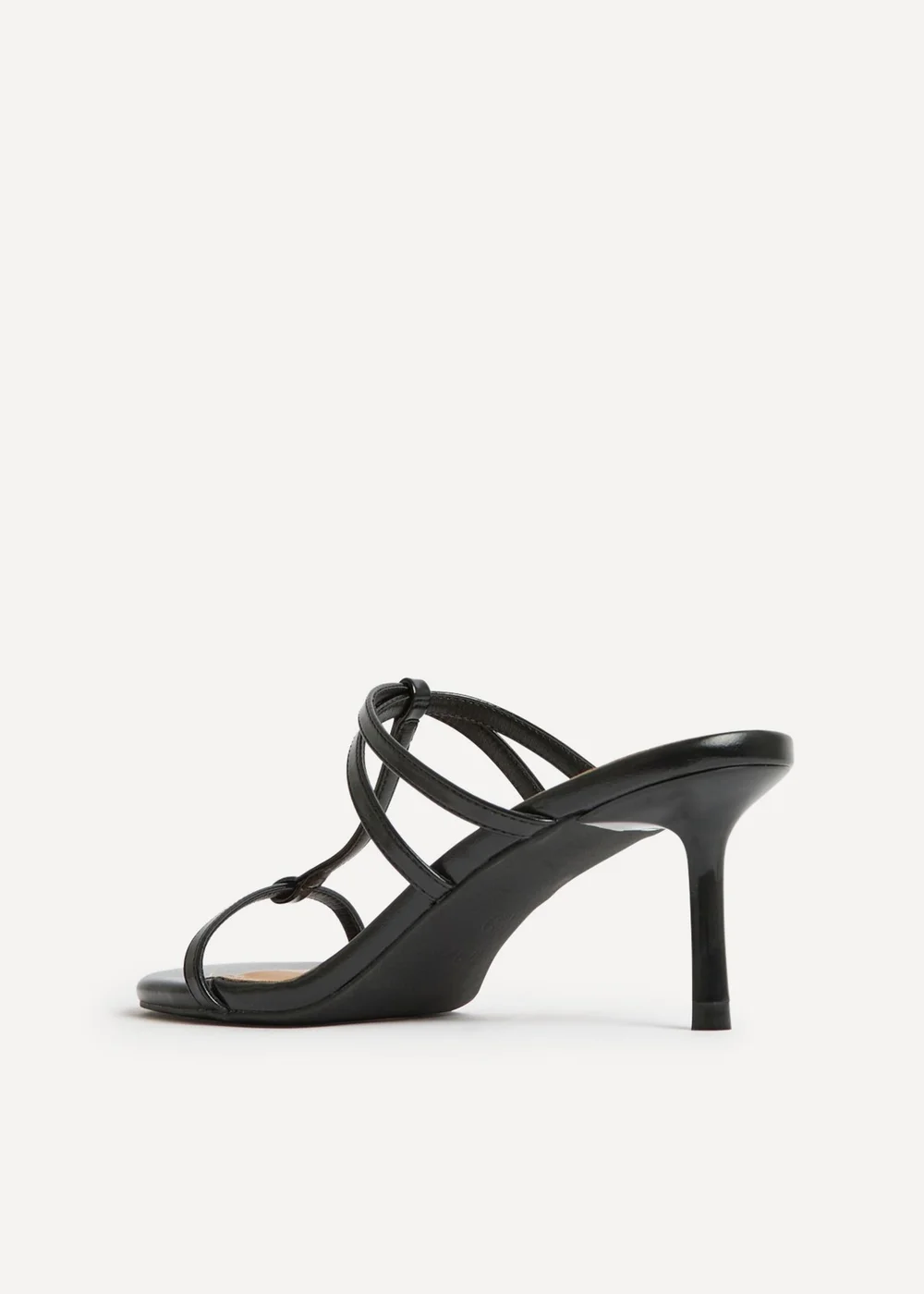 Linzi Westside Black Mule Heels - Size 3 Image 5