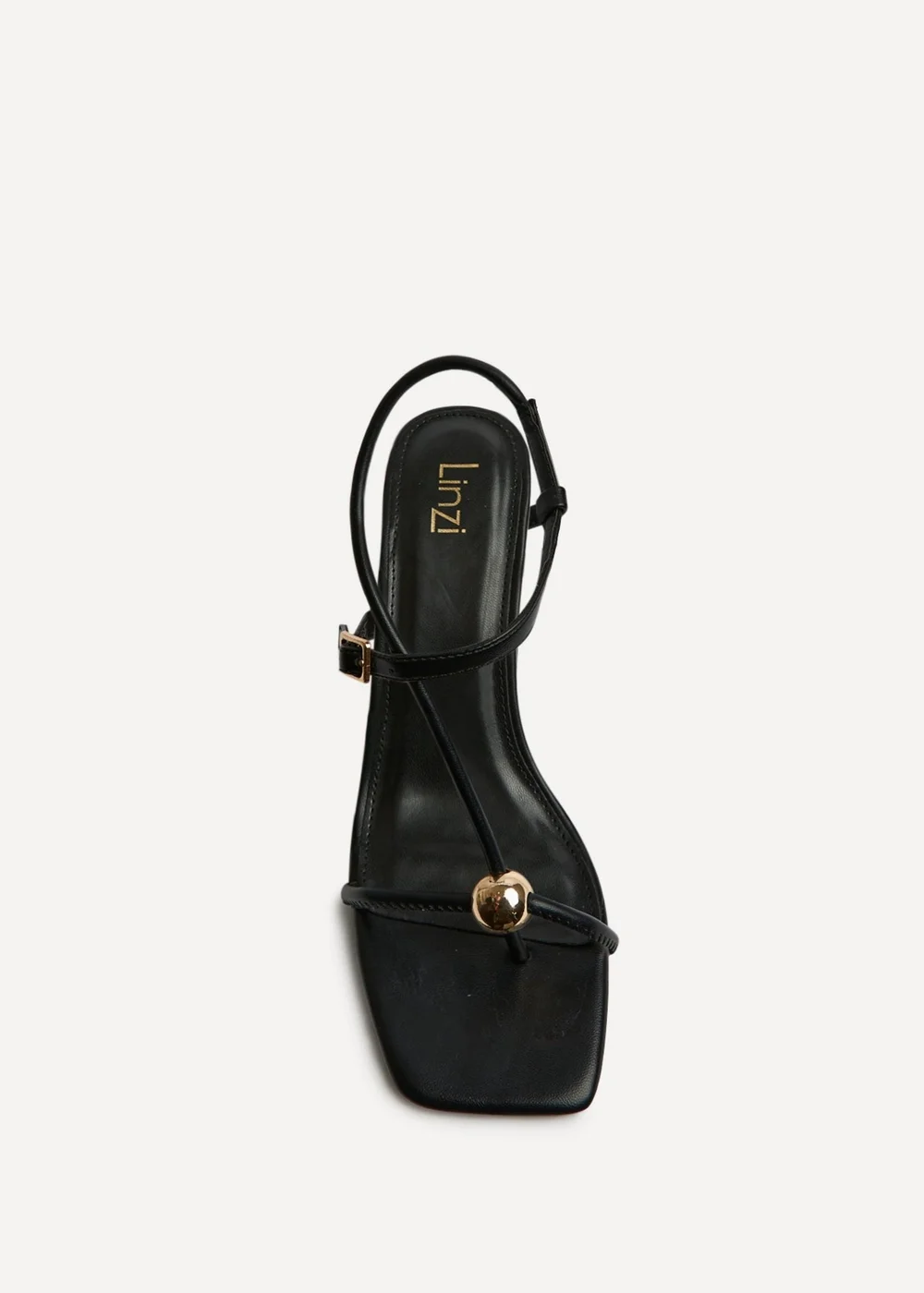 Linzi Immersed Black Heeled Sandals - Size 7 Image 4