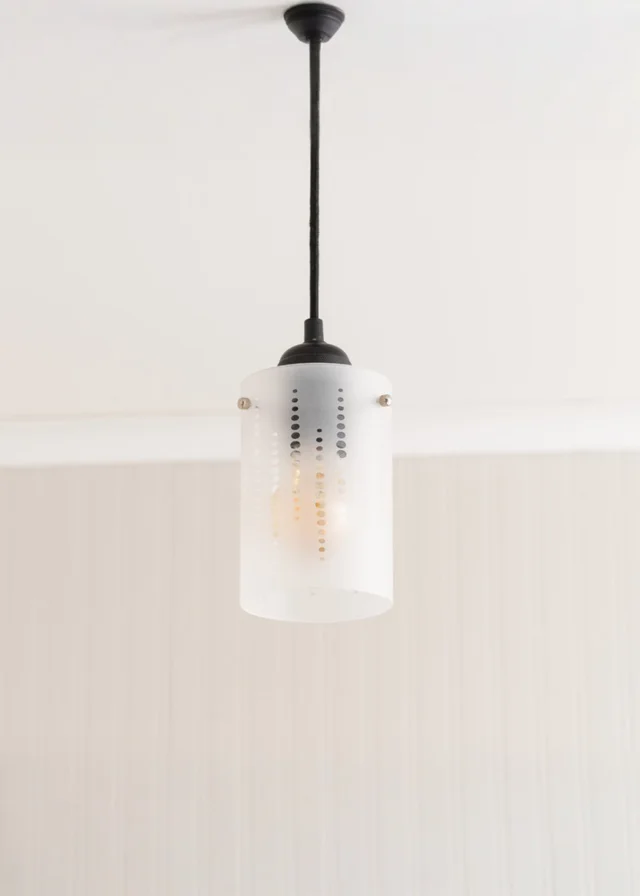 ValueLights Elsie Small Vertical Spot Frosted Glass Shade