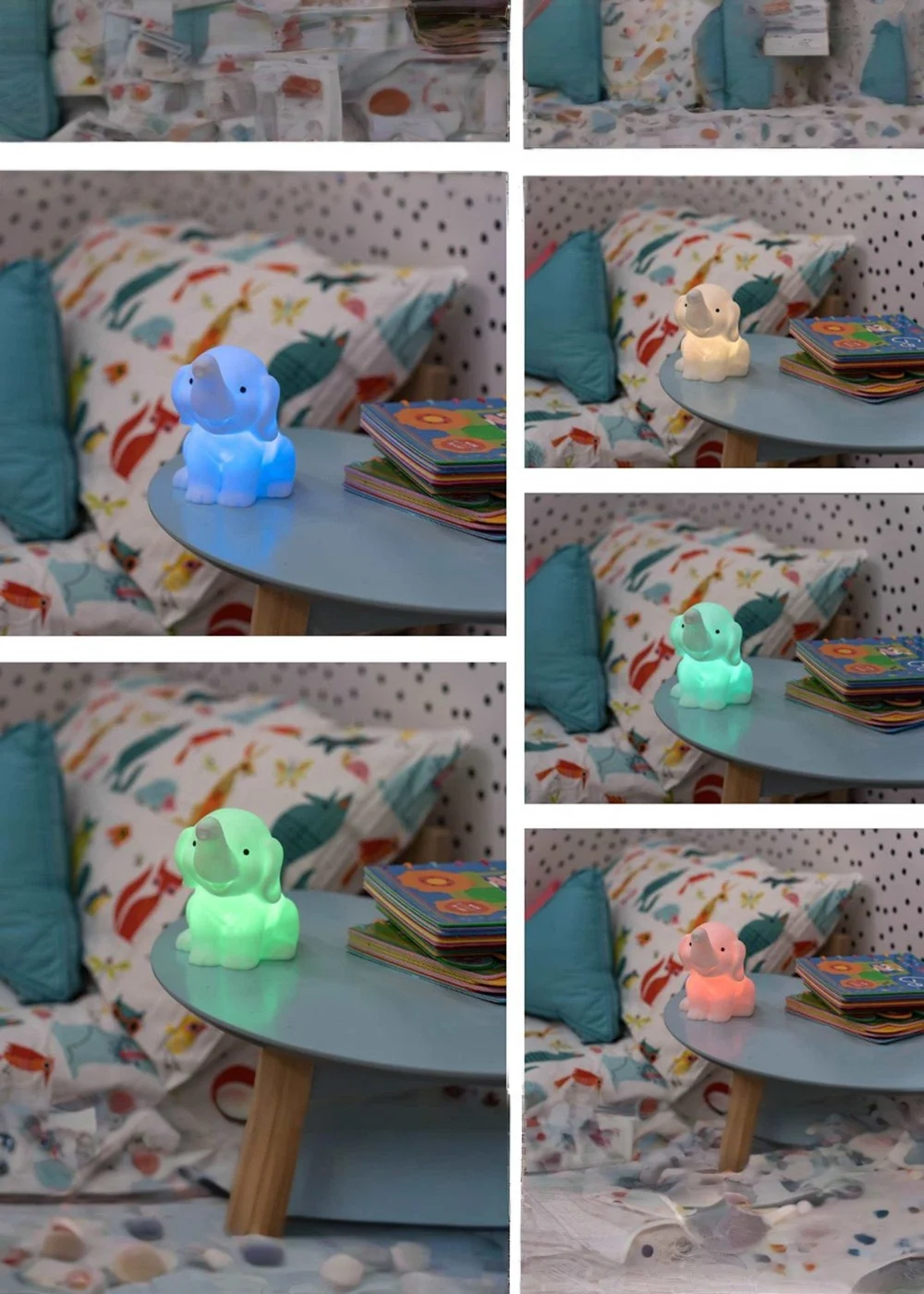 ValueLights Plastic Elephant LED Light with Remote Control - One Size Image 3