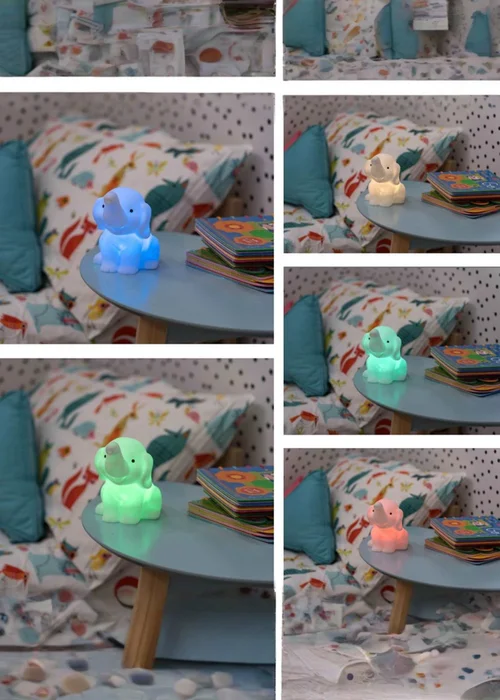 ValueLights Plastic Elephant LED Light with Remote Control - One Size Image 3