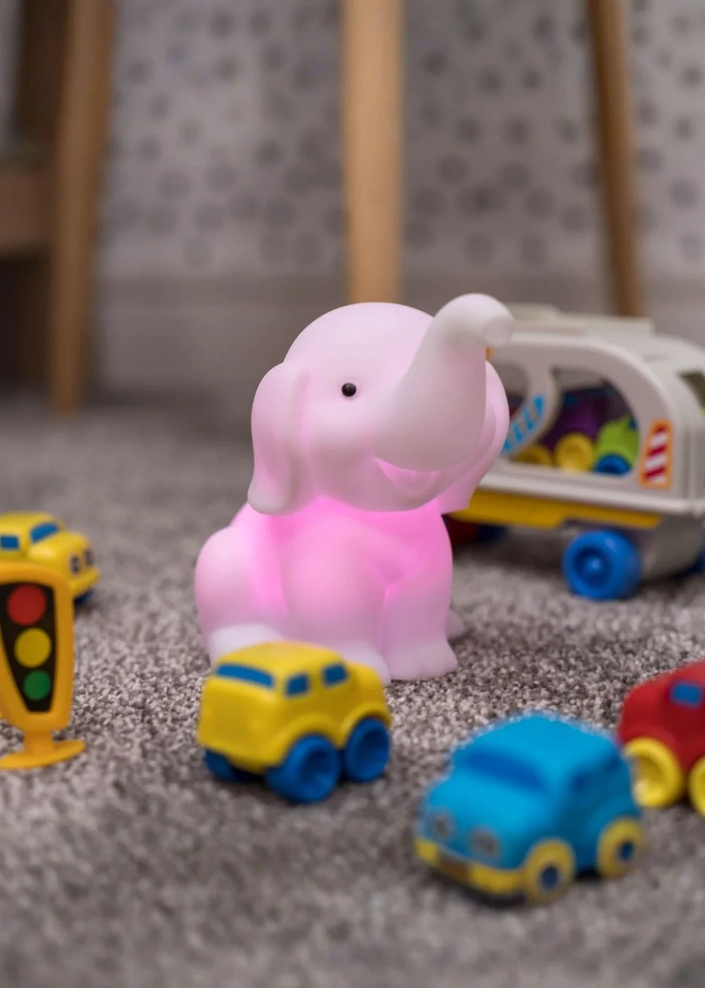 ValueLights Plastic Elephant LED Light with Remote Control - One Size Image 1