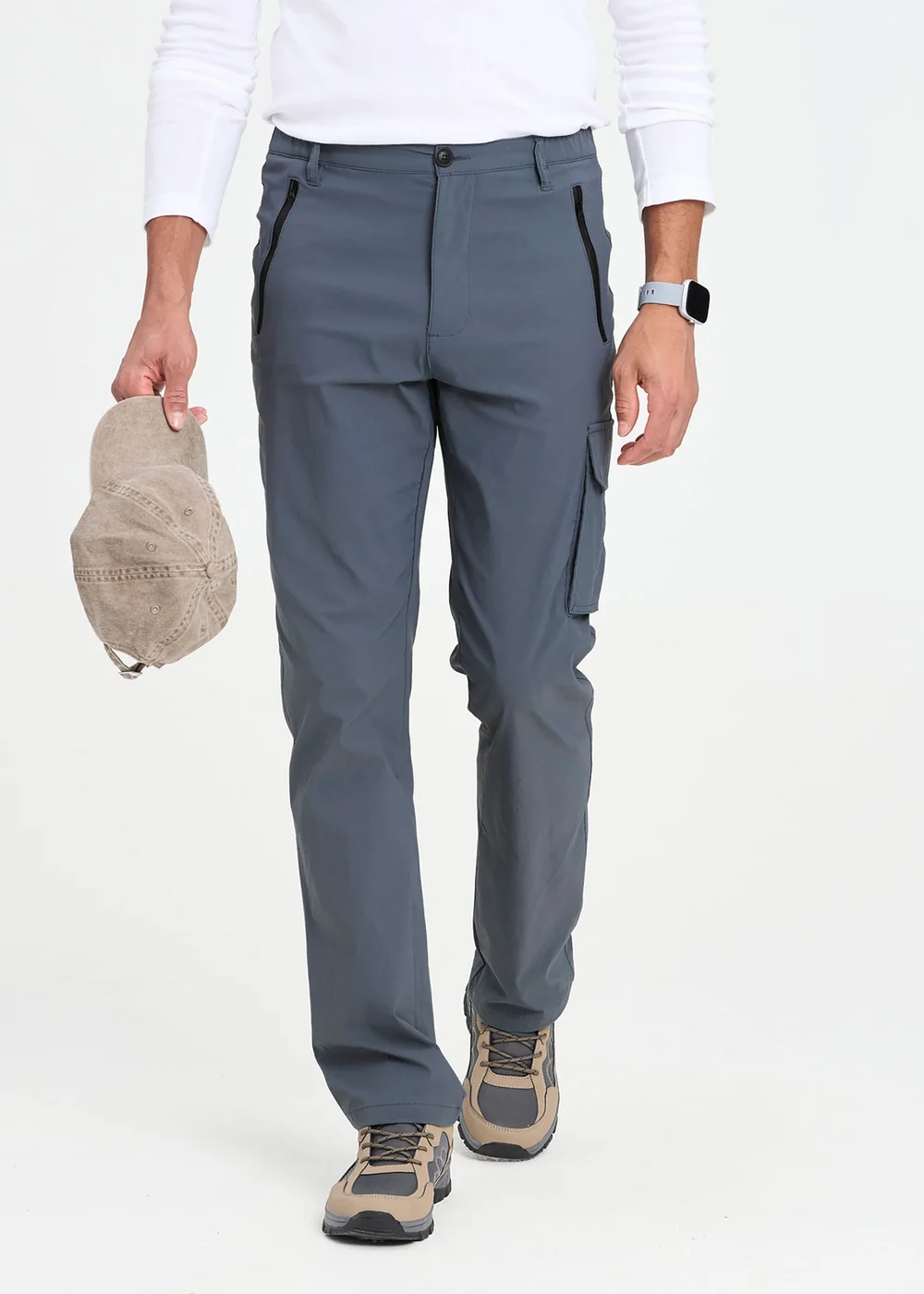 Cotton Traders Quick Dry Stretch Action Trousers - 32/L33 Image 1