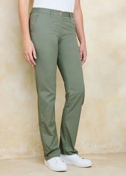 Cotton Traders Fern Everyday Straight Leg Trousers - 22/L29 Image 2