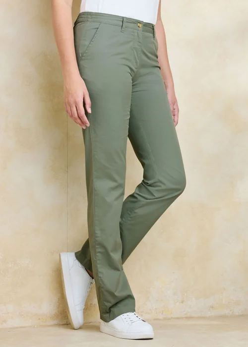 Cotton Traders Fern Everyday Straight Leg Trousers - 22/L29 Image 1