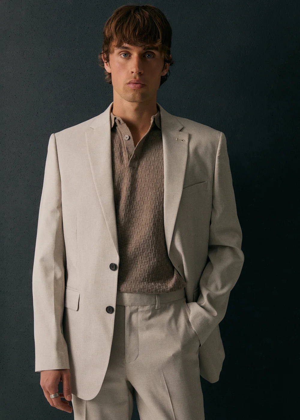 Threadbare Tailored Fit Single Breasted Blazer - 38 Chest R Image 1