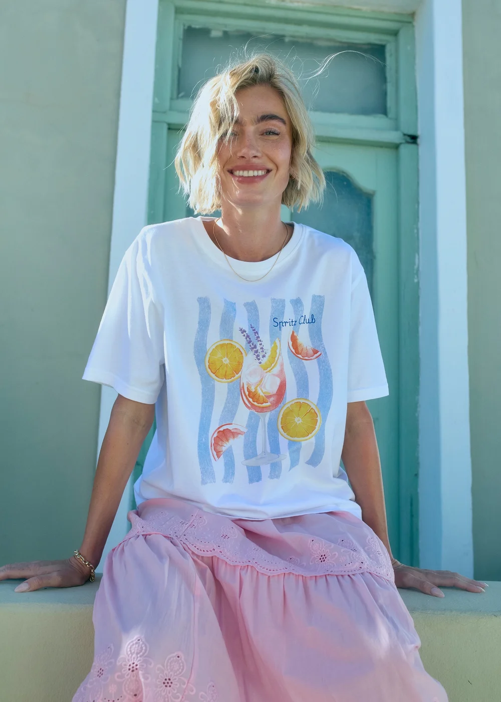 Regatta Life White Spritz Club Baska Tee - 8 Image 1