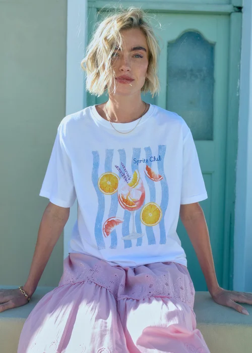Regatta Life White Spritz Club Baska Tee - 8 Image 2