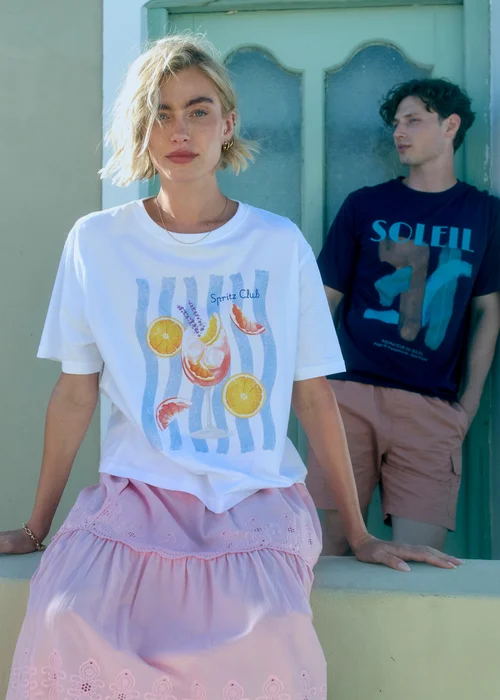 Regatta Life White Spritz Club Baska Tee - 8 Image 4