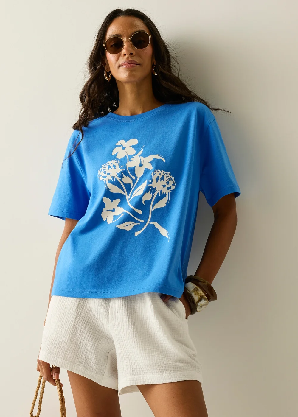 Regatta Life Sonic Blue Fleur Baska Tee - 18 Image 1