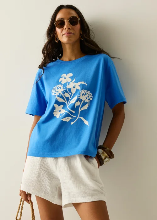 Regatta Life Sonic Blue Fleur Baska Tee - 18 Image 1